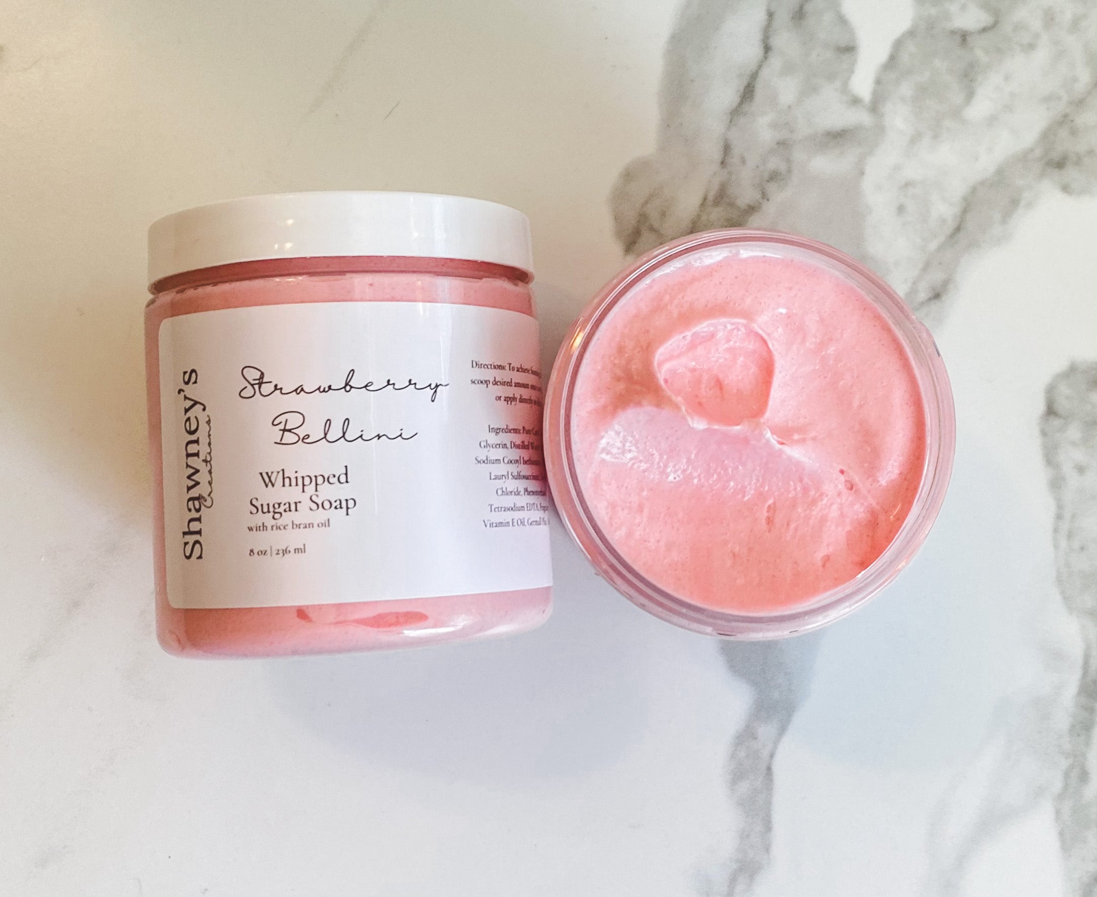 Strawberry Bellini Whipped Sugar Soap